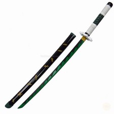 Sanemi's wooden katana from Demon Slayer, made of plastic and wood.