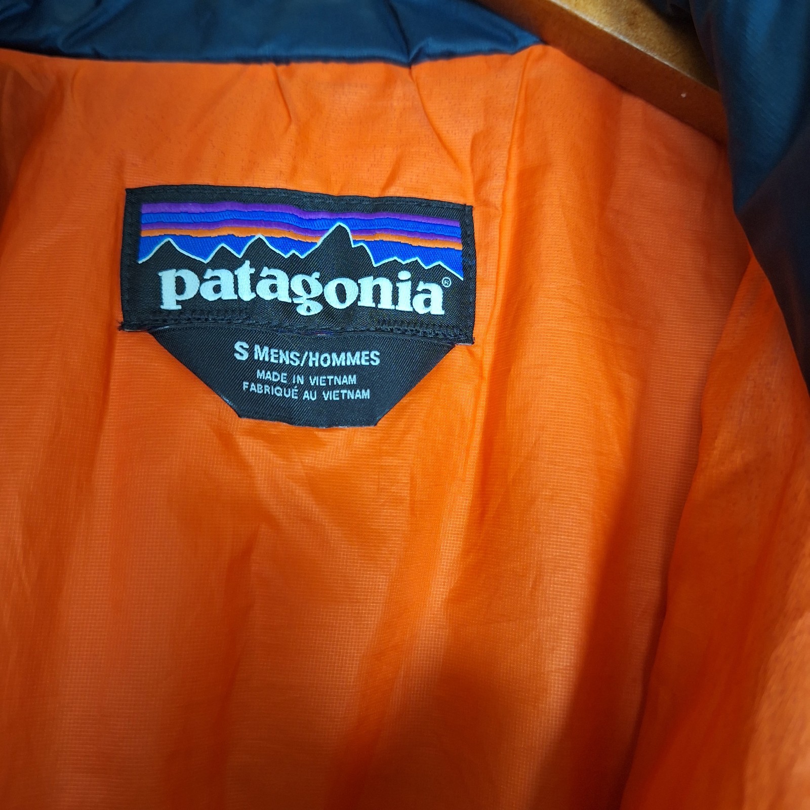 Patagonia Men's Blue Nano Puff Orange Zipper Insulated Jacket Size Small thumbnail 6