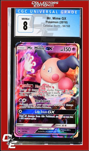 Mr. Mime-GX graded CGC 8 for sale on eBay