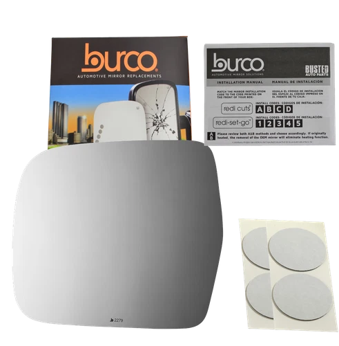 Fits 90-95 4Runner, 93-98 T100 Driver Power Mirror Glass No Rear Mount