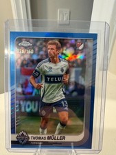 Thomas Muller (Vancouver Whitecaps FC) 2025 Topps MLS Chrome Blue Numbered /150