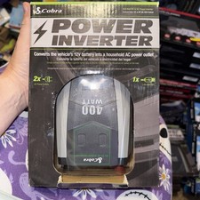 "Cobra" 400W Power Inverter, Portable, 2 Grounded AC Outlets, 2 Fast Charge USB