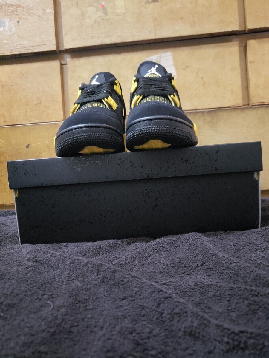 air Jordan 4 Retro yellow Thunder | eBay
