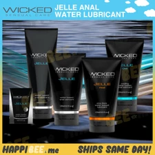 Wicked JELLE Water Lubricant🍯Thick Glide Backdoor ANAL Ease Relax Lube Gel Eze