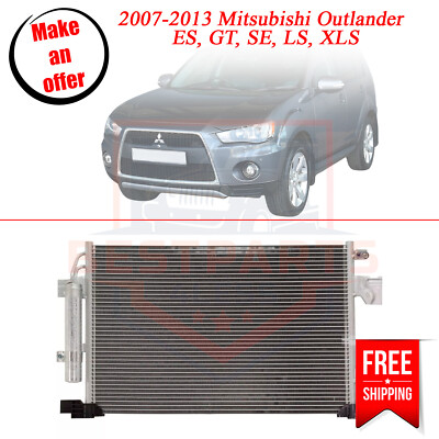 Kool Vue KVAC3747 A/C Condenser Aluminum Core for Mitsubishi Lancer, Outlander