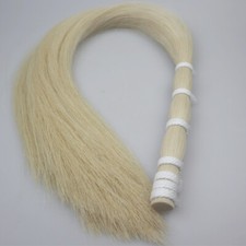 250g Violin Bow Horse Tail Hairs, Cello Bass bow Hair. Natural White Horsehair