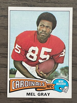 1975 Topps Football Mel Gray #40 St. Louis Cardinals