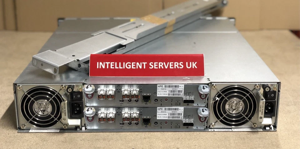 HP MSA 2040 10GBit iSCSI 16GB FC 19TB (24x 800GB 12G SSD) SAS SAN Configuration - Image 2 of 2