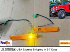Adatto per JEEP CJ5 CJ6 CJ7 CJ8 AMBRA SEGNALE DI SVOLTA LATERALE LAMPADA LUCE...