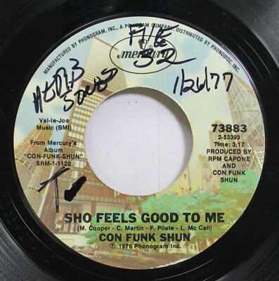 Soul 45 Con Funk Shun - Sho Feels Good To Me / Foley Park On Mercury