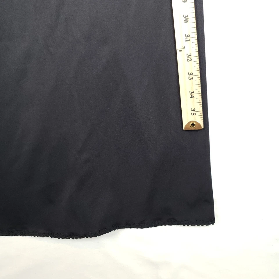 Vestido Olga Vintage Mujer 34 Negro Hecho en EE. UU. 19090 100% Nylon Foto 4 de 4