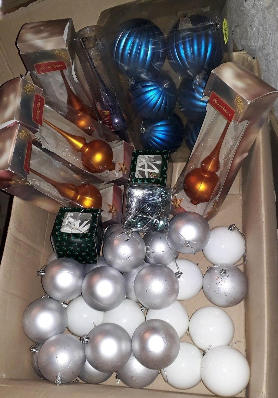Boules et flèches de Noël géantes pour grand sapin extérieur et intérieur