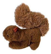 Vintage Dakin Pillow Pets Brown Squirrel Chipmunk Stuffed Animal 8" Plush 1981