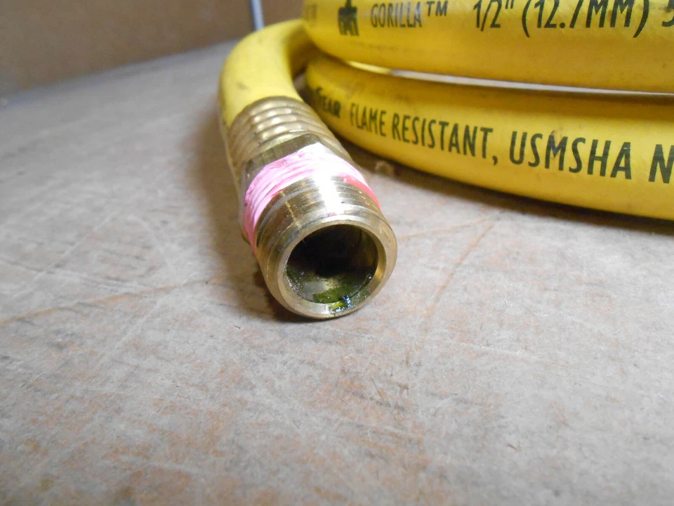 GOODYEAR HIPRES AIR H20 Y MANGUERA DE ACEITE CON LATÓN MACHO X FEM 1/2" 500 PSI- 10 PIES Foto 2 de 4