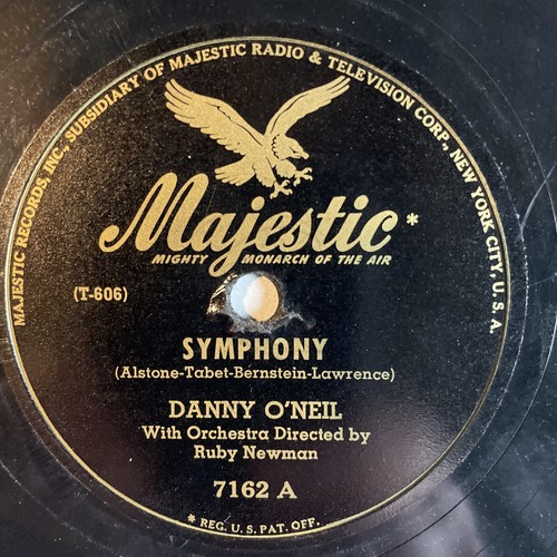 10" 78 RPM-Danny O'Neil-Symphony/Let It Snow Let It Snow Let It Snow/7162 - 第 1/4 張圖片