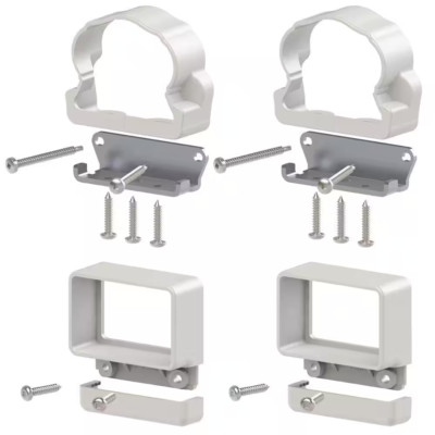 VINYL RAIL LINE BRACKET KIT Veranda Traditional Railing Durable Bracket 4-PACK