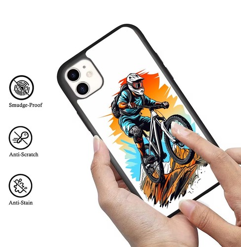 For Apple iPhone For Samsung Extreme Sports riding bike Unique Cover - Picture 22 of 25
