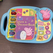 Vtech Peppa Pig Learn And Discover Book 400 Melodies Sounds  Phrases