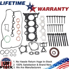 CPW3545 For Hyundai Veloster Accent Kia Rio Full Gasket Set Head Bolts 1.6L L4