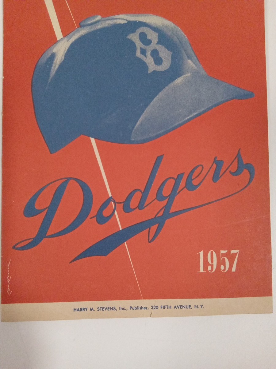 1957 Dodgers Official Program and Score Card -1 # | eBay
