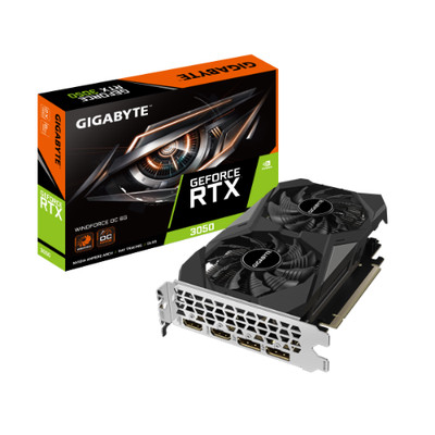 Gigabyte GeForce RTX 3050 Windforce 2 6GB graphics card GDDR6 HDMI Display Port