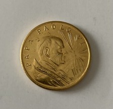 MONETA COMMEMORATIVA VINTAGE SCILTIAN PAPA PAOLO VI