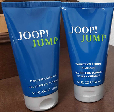 2 x 150ml  Joop Jump Tonic Hair & Body Shampoo Duschgel für Körper & Haar