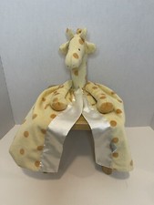 Bunnies by the Bay Giraffe RAFFY'S BUDDY BLANKET Yellow Lovey Security