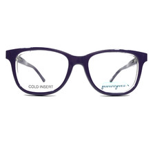 Funoogles Kids Eyeglasses Frames F11 L.A. 11 Purple Clear Square 46-16-125