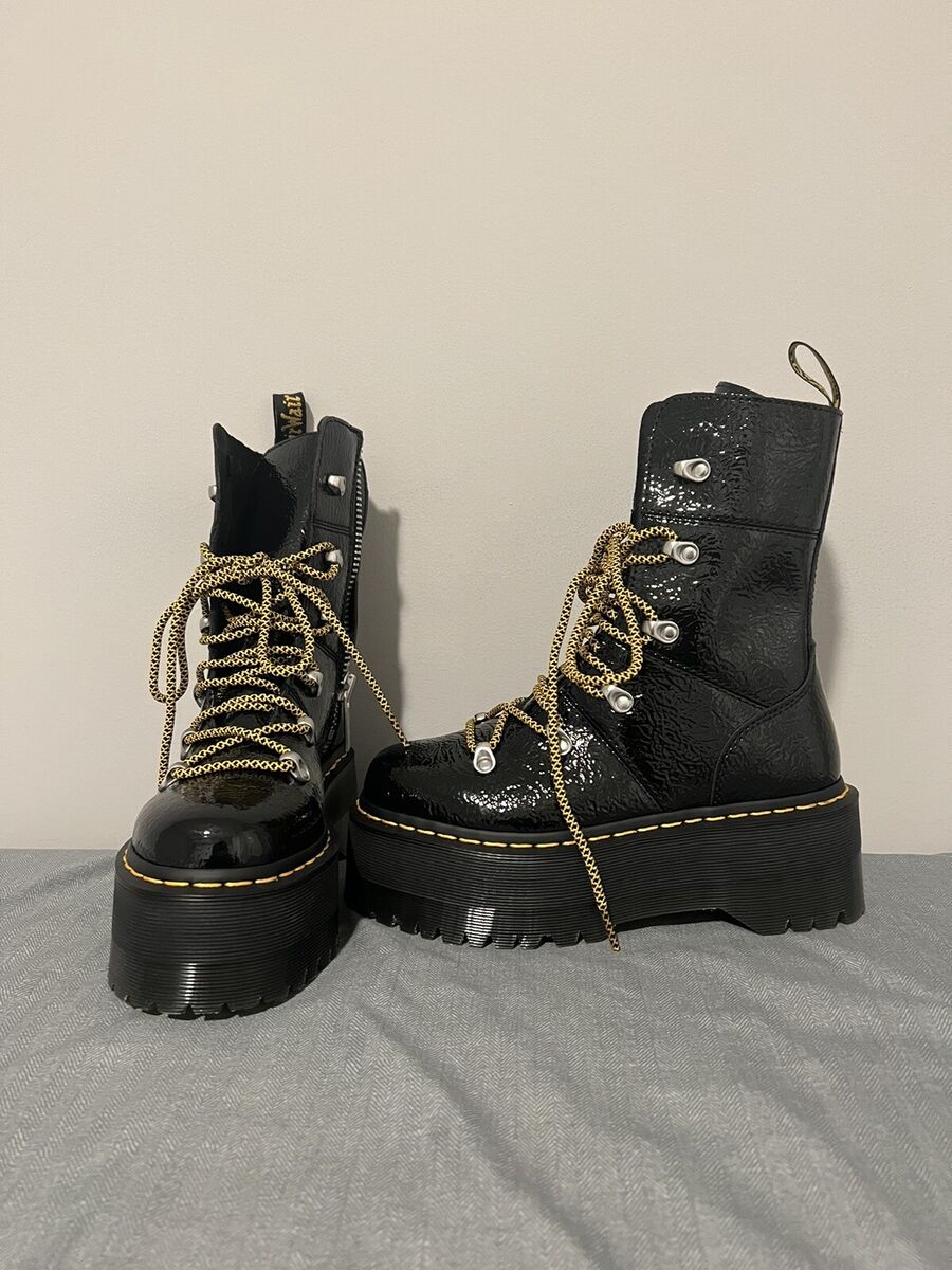 Dr. Doc Martens Ghilana Max Distressed Patent Leather Dr. Doc Martens Ghilana Max Distressed Patent Leather