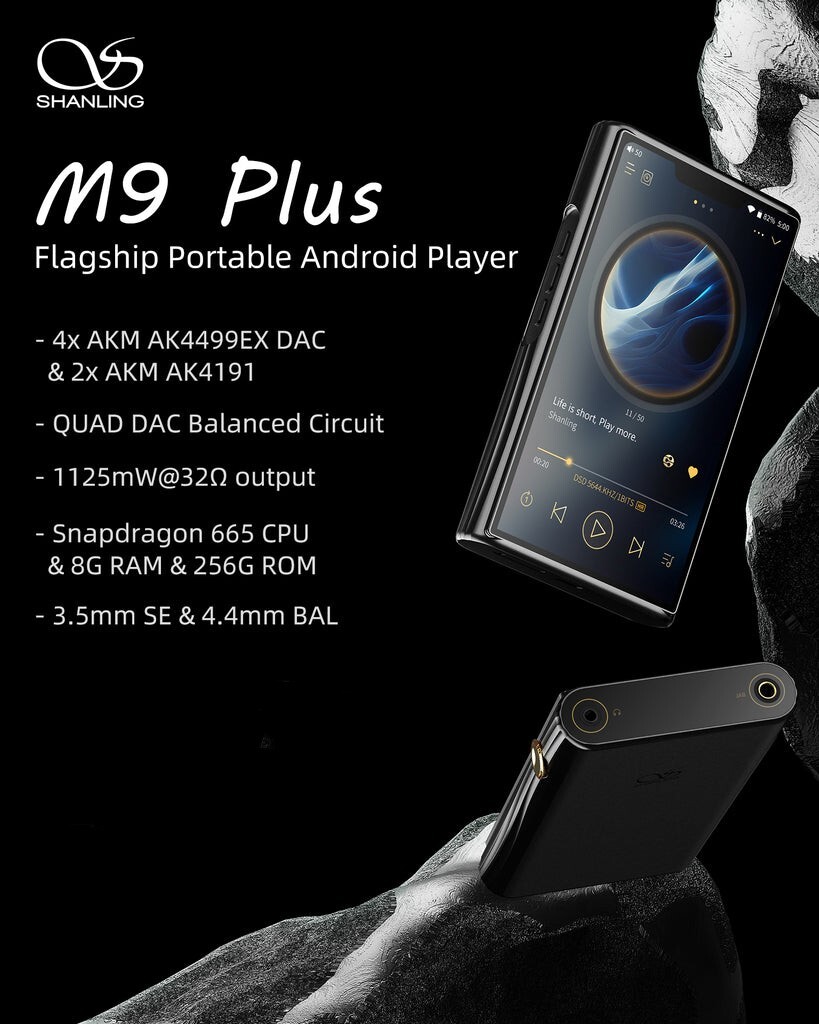 SHANLING M9 PLUS Flagship High-End Android Portable Music Player