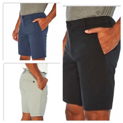 Banana Republic Men's Elastic Waistband Flat Front Shorts Variety Colors & Sizes