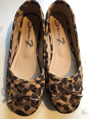 leopard print slip on flats
