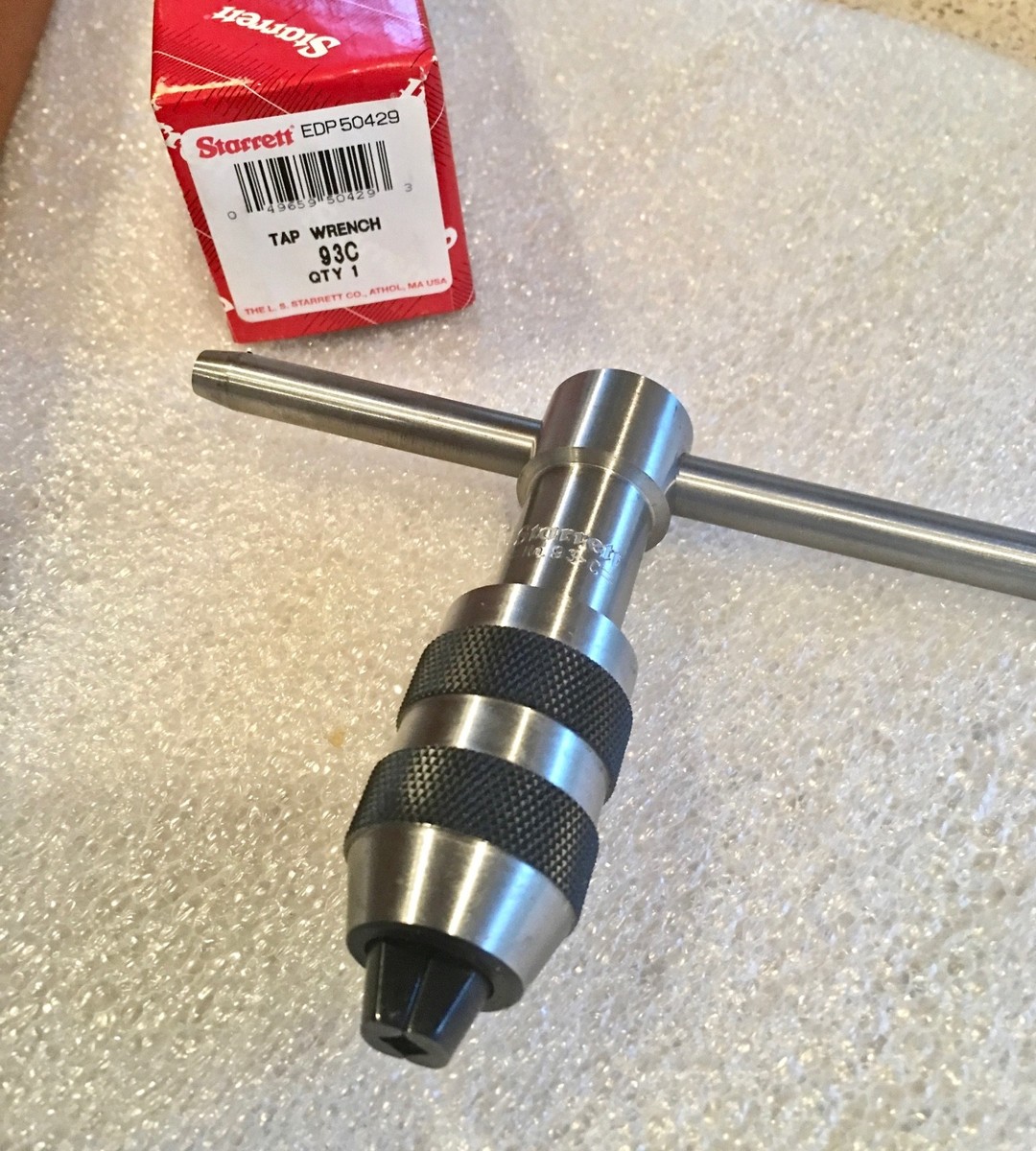 STARRETT HEAVY DUTY T-HANDLE TAP WRENCH # 93C – NEW IN BOX | eBay