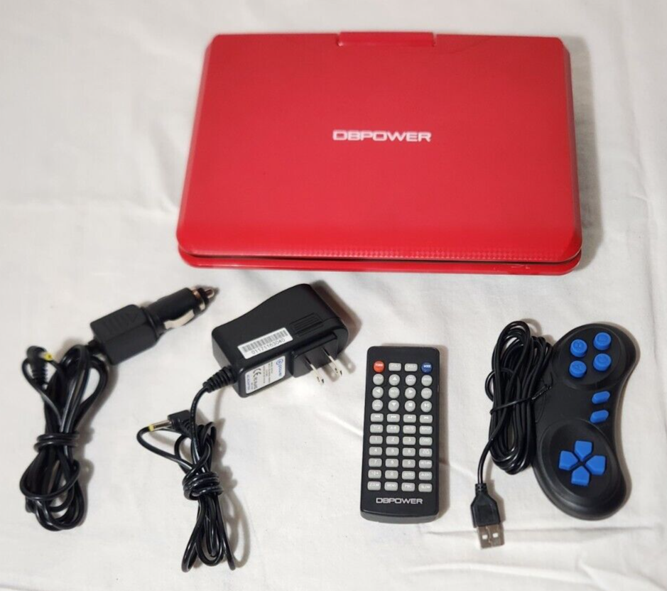 DBPOWER Portable DVD Player 9.5" PD928 game controller Remote auto AC
