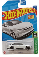 Hot Wheels Lucid Air 2022 HCX40 HW Green Speed White RA6 Spks