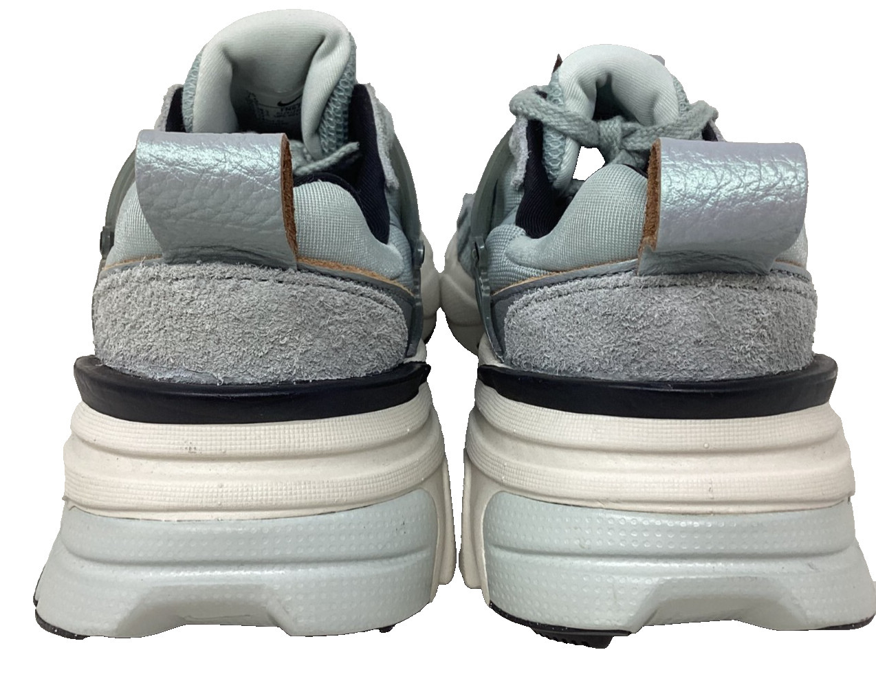 Nike Women's V2K Run Light Pumice Blk Chrome Sneakers Sz:7.5 #FN6703-003 121W