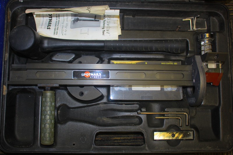 Spotnails TEBO2 TEBO Decker Kit with Dead Blow Mallet With Hard Case & VHS