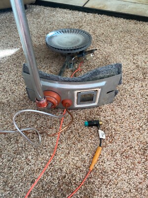 Propane Water Heater burner, thermocouple, pilot ignition switch module |  eBay
