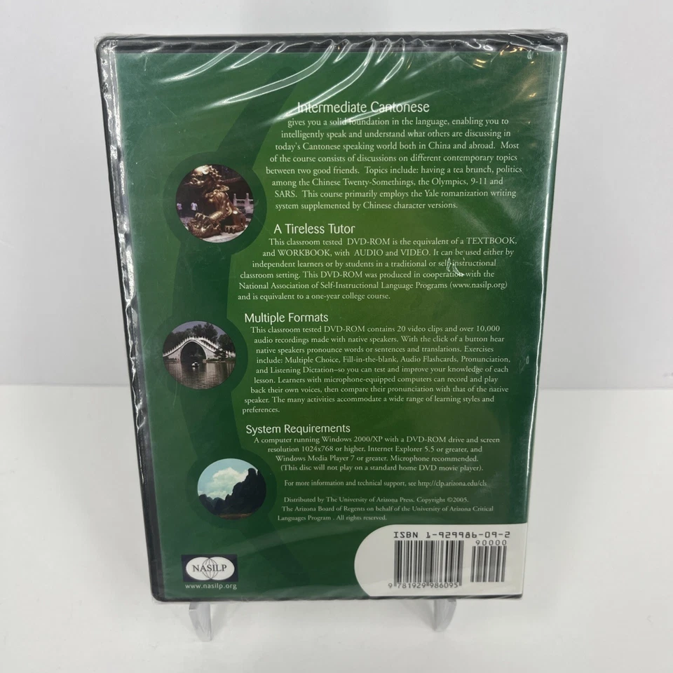 Critical Languages Series Intermediate Cantonese (Sealed Dvd-Rom, 2005) 🎀 - Image 2 of 2