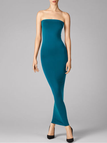 WOLFORD FATAL TUBE DRESS in Turquoise Blue , Size: L  Ret:$215 New in Box/Tags - Photo 1 sur 5