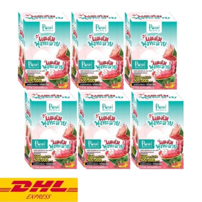 6x Posh Medica Watermelon Fiber Powder Drink Tangmo Help Excretion Supplement
