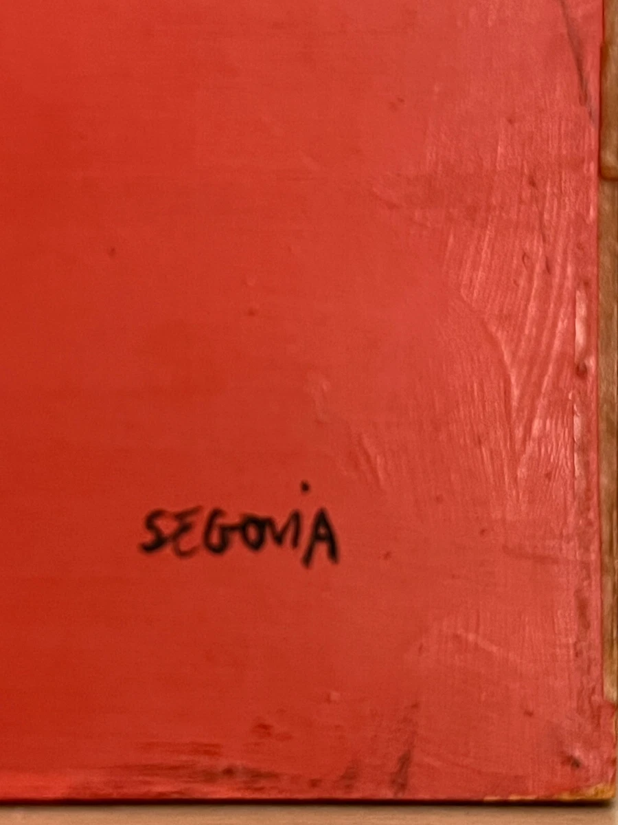 Andrés Segovia, acrylic panel, Buenos Aires, Paris, composition , painting