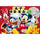 Mickey Mouse Backdrop Video Game Background Cloth  Birthday Party Banner Decor