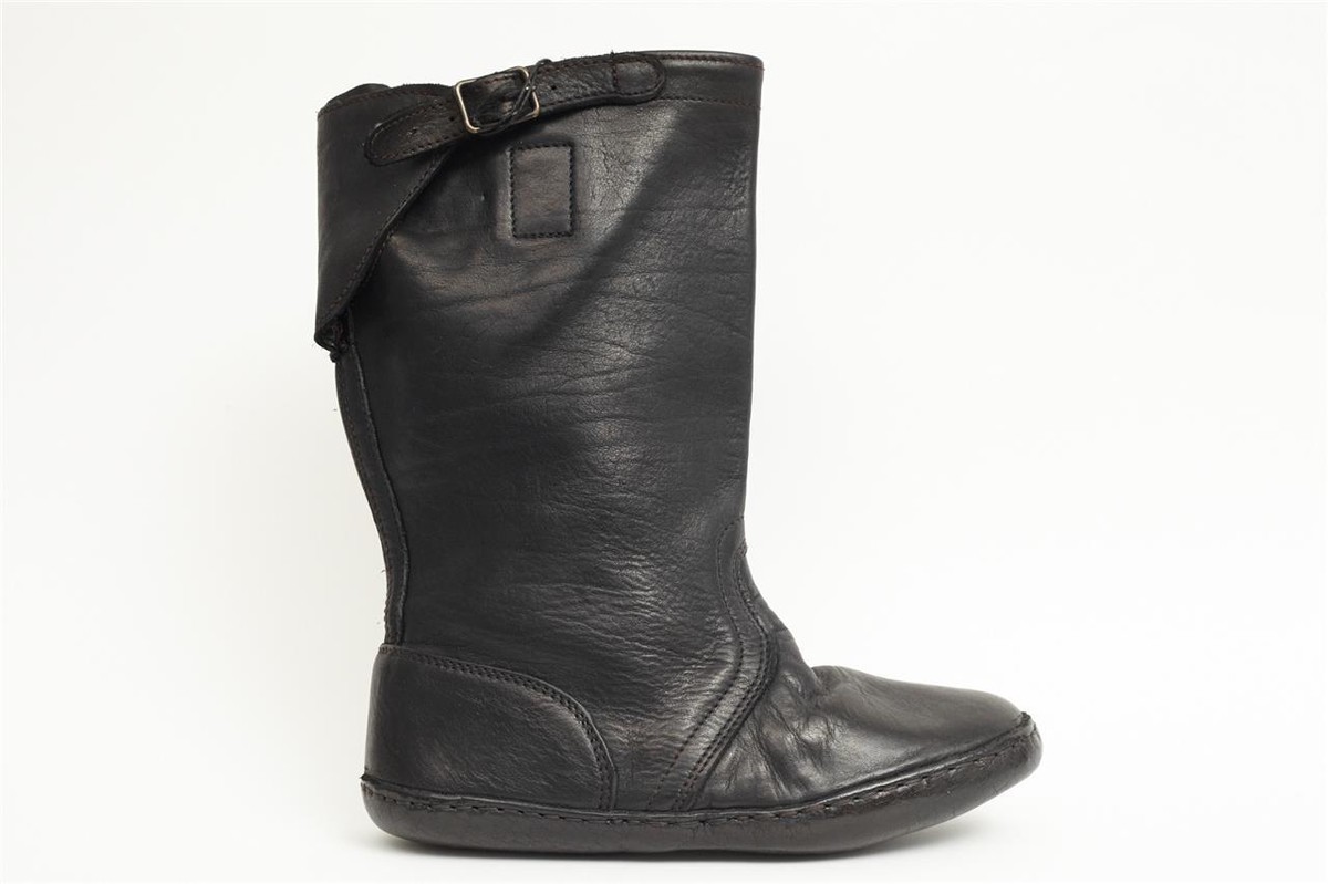CHRISTIAN PEAU 2007 Mens GUIDI A1923 MA+ Black Leather Boots CHRISTIAN PEAU 2007 Mens GUIDI A1923 MA+ Black Leather Boots