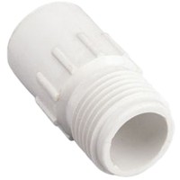 Watermaster 53362 Hose To Pipe Adapter, 1/2 X 3/4 In, Slip X Mht, Pvc, White Watermaster 53362 Hose To Pipe Adapter, 1/2 X 3/4 In, Slip X Mht, Pvc, White