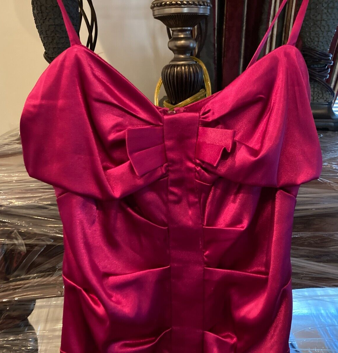 b smart red dress B. Smart Women's Sleeveless High-Low Party Dress Rub Red Size US:1 (Juniors)