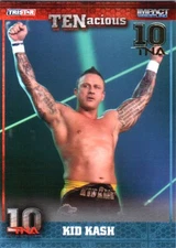 TNA Kid Kash #33 2012 TENacious GOLD Parallel Card SN 2 of 10