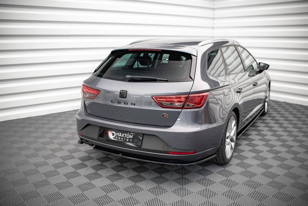 Maxton Design Diffusor Flaps V.1 Passend FüR Seat Leon Fr Sportstourer Mk3 Schwa-image