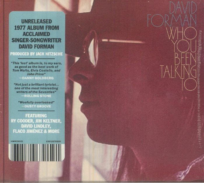 FORMAN, David - Who You Been Talking To - CD